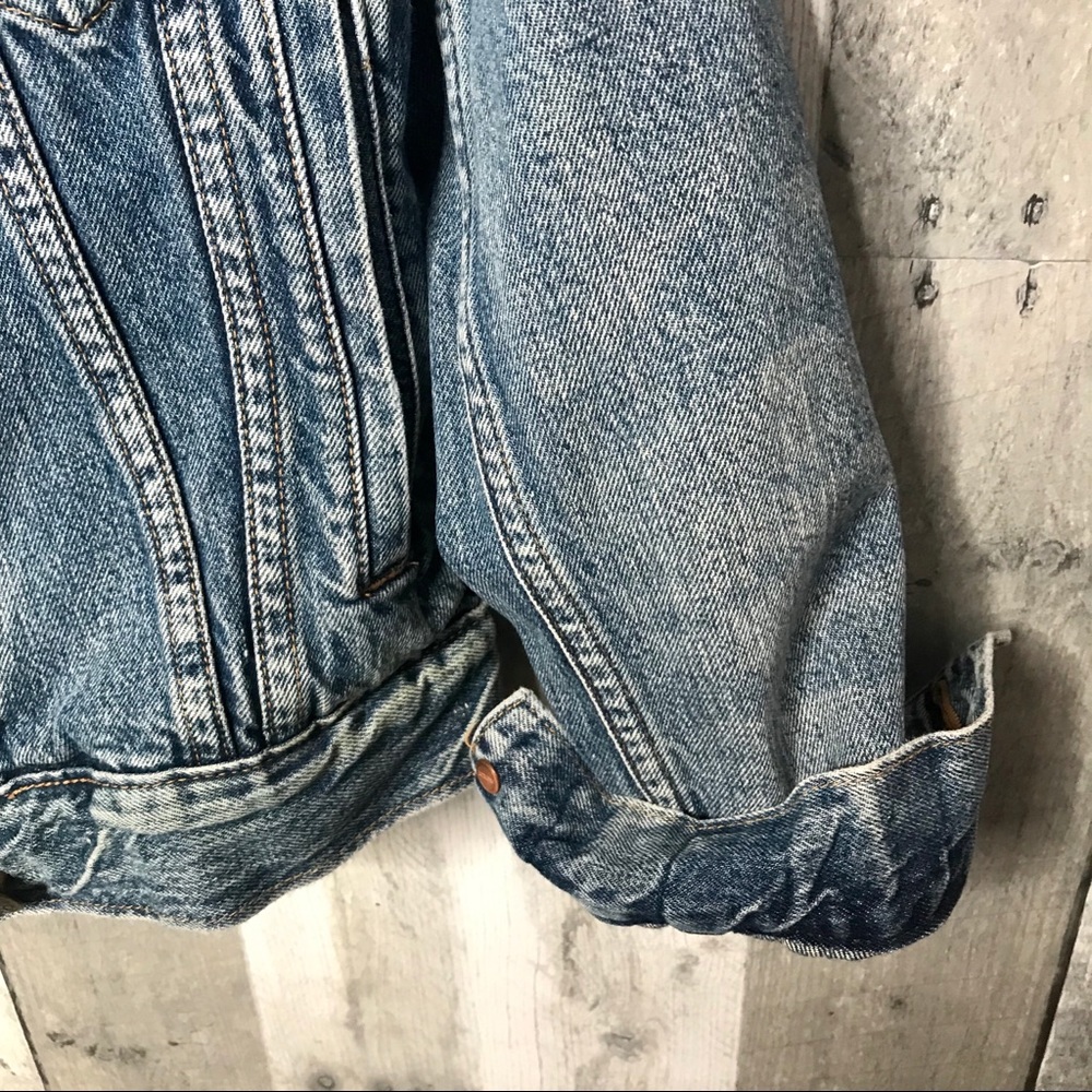 J Crew Indigo Denim Jacket XXS - Picture 5 of 8